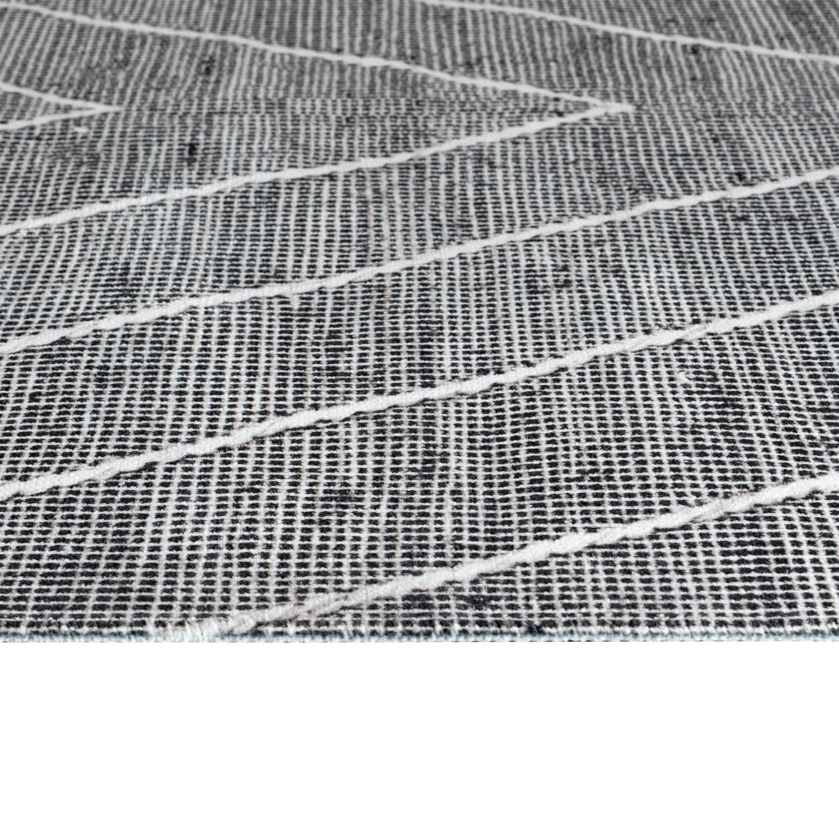 Webteppich Emilian 120/170 cm Efe Grau  - Grau, Natur, Naturmaterialien/Textil (120/170cm)