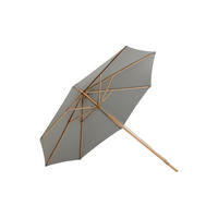 SONNENSCHIRM - cm Grau  - Buchefarben/Naturfarben, MODERN, Holz/Textil (330/258cm) - Gardenson