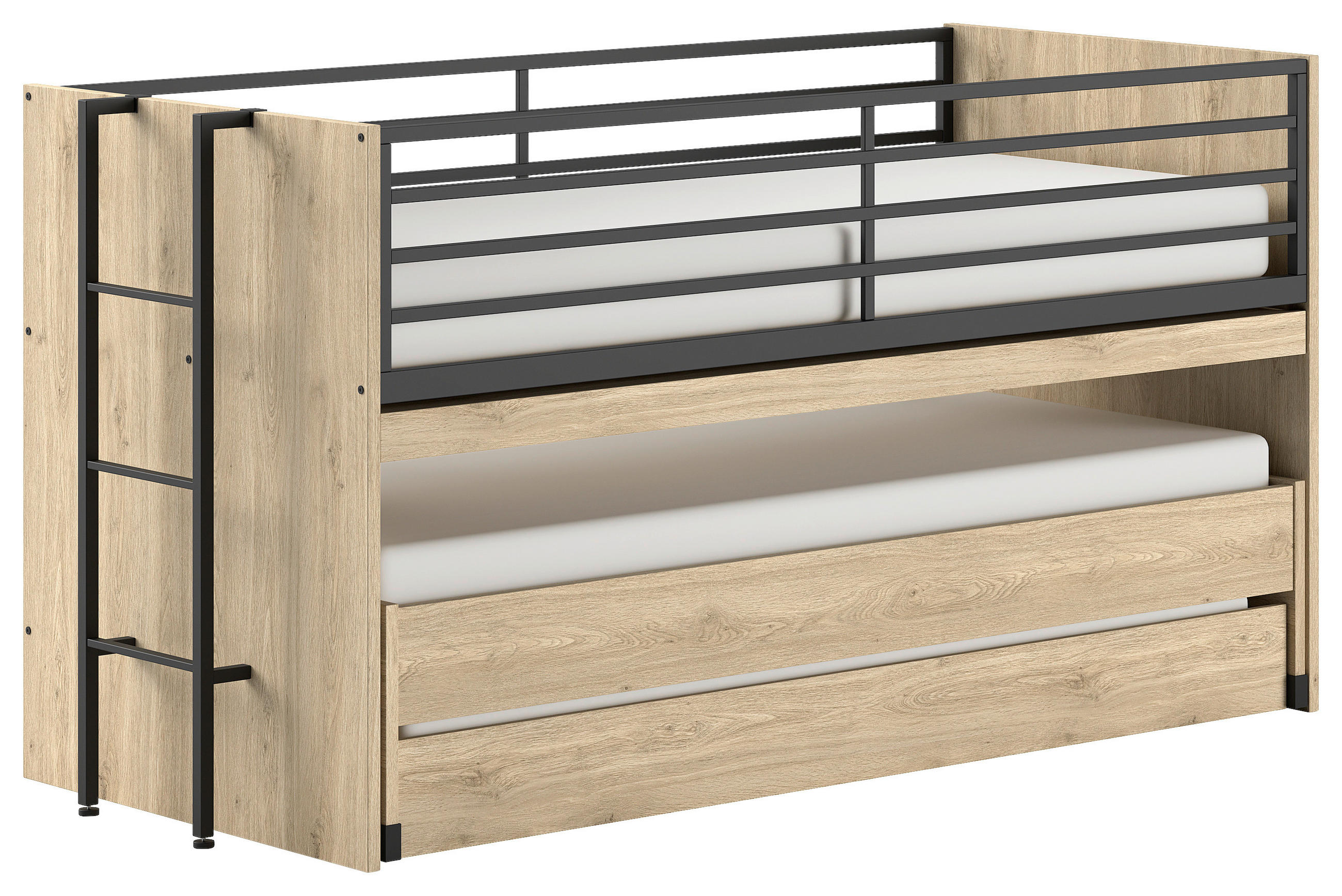 HOCHBETT 90/200 cm Eichefarben Eichefarben  - Eichefarben, MODERN, Holzwerkstoff (90/200cm) - MID.YOU
