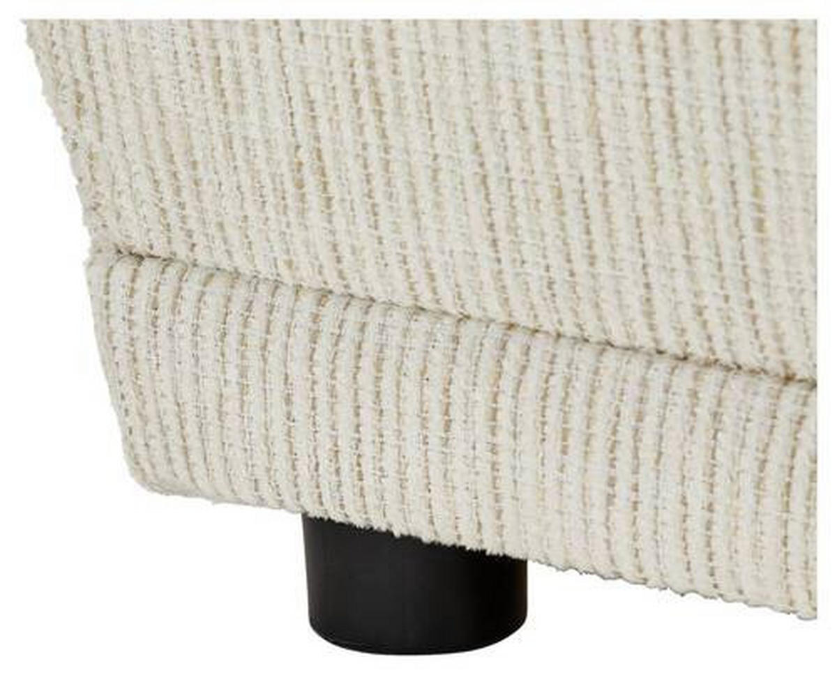 CHAISELONGUE Chenille Sandfarben  - Sandfarben/Schwarz, KONVENTIONELL, Kunststoff/Textil (171/73/93cm) - Carryhome