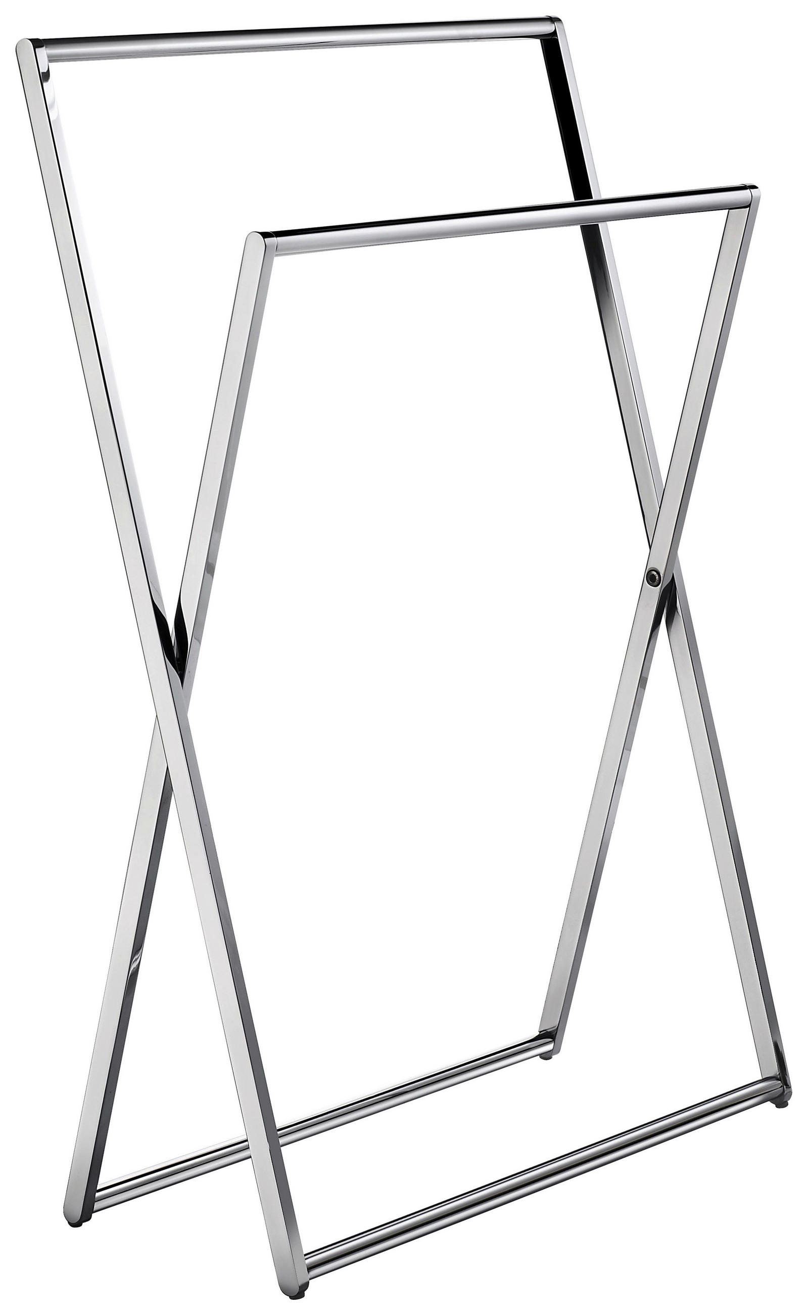 HANDTUCHSTÄNDER 60/89/25 cm  - Chromfarben, Basics, Metall (60/89/25cm) - Smedbo