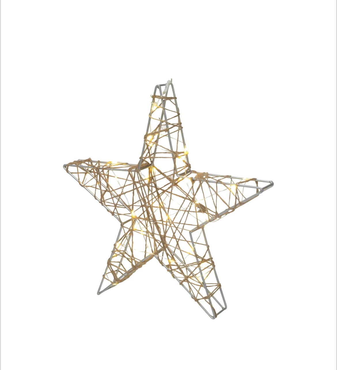 LED-DEKOLEUCHTE - Goldfarben, Basics, Kunststoff (25/5/24cm)