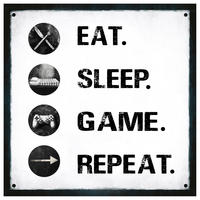 DEKOPANEEL Text 20/20/0,3 cm  - Multicolor, Basics, Holz (20/20/0,3cm)