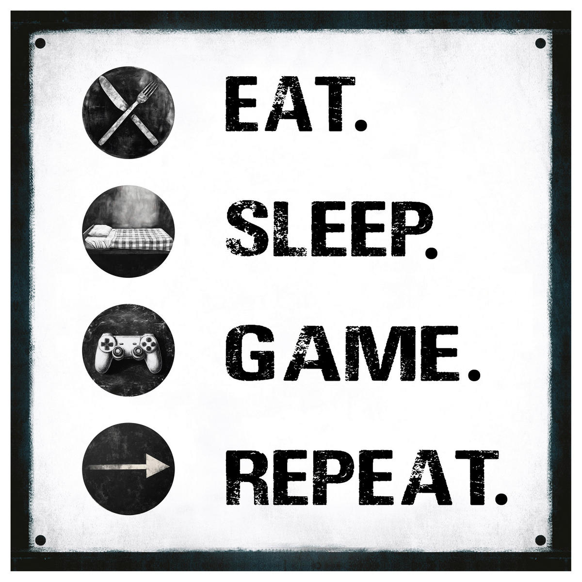 DEKOPANEEL Text 20/20/0,3 cm  - Multicolor, Basics, Holz (20/20/0,3cm)