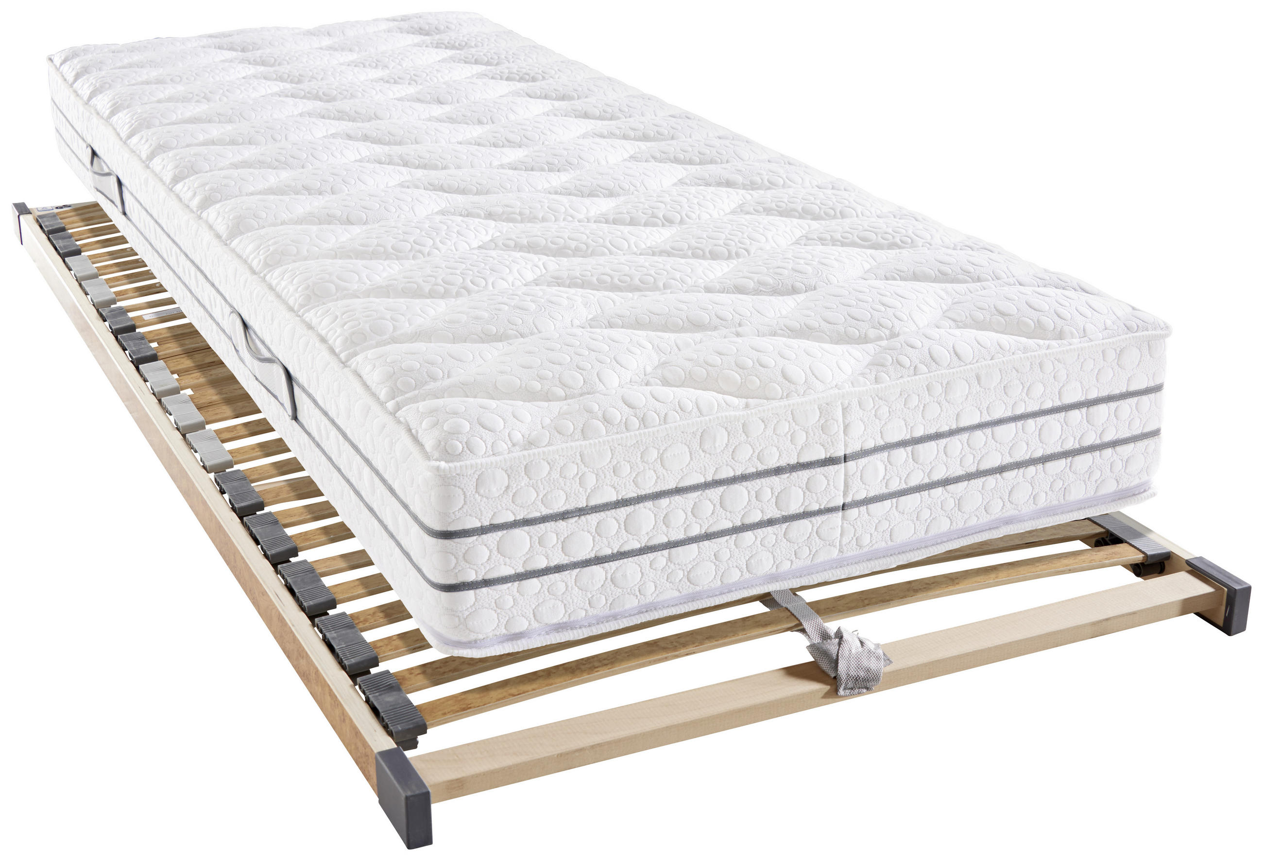 MATRATZENSET 90/200 cm  - Birkefarben, Basics, Holz (90/200cm) - FAN