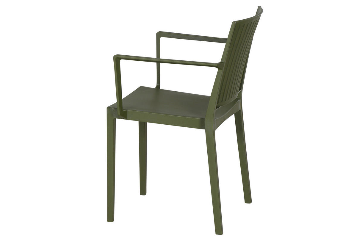 STAPELSTUHL Grün  - Grün, Basics, Kunststoff (57/80/56cm) - Siena Garden