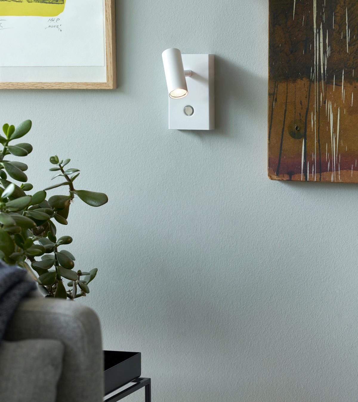 WANDLEUCHTE OMARI 7/12/12 cm  - Weiß, Design, Metall (7/12/12cm) - Nordlux