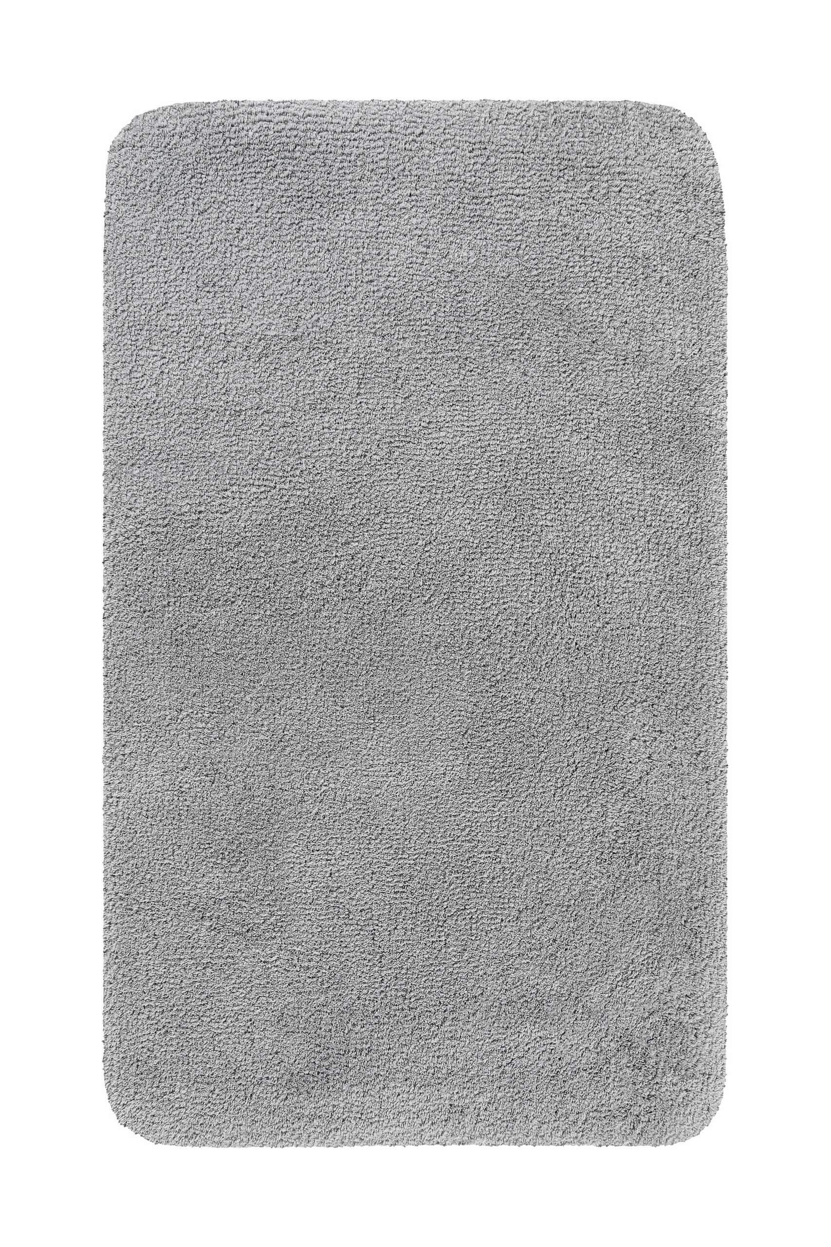 BADTEPPICH Grau 55/65 cm  - Grau, Basics, Kunststoff/Textil (55/65cm) - WECON HOME BASIC