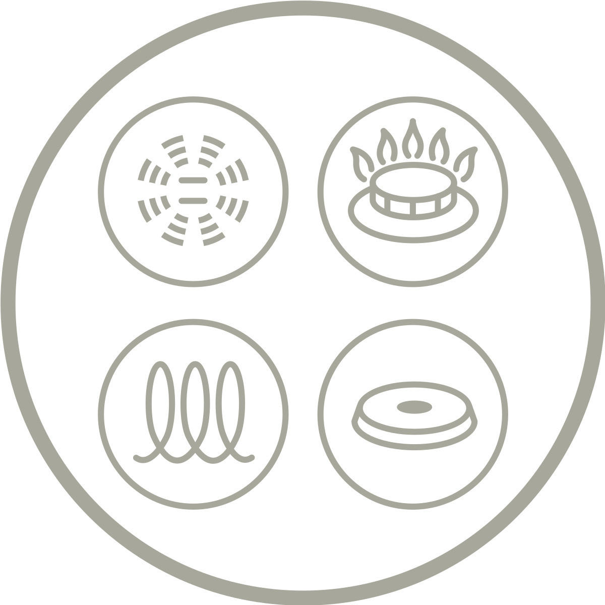 KOCHTOPFSET ELEGANCE 5-teilig  - Edelstahlfarben, MODERN, Glas/Metall (57/33,5/23cm) - Rösle