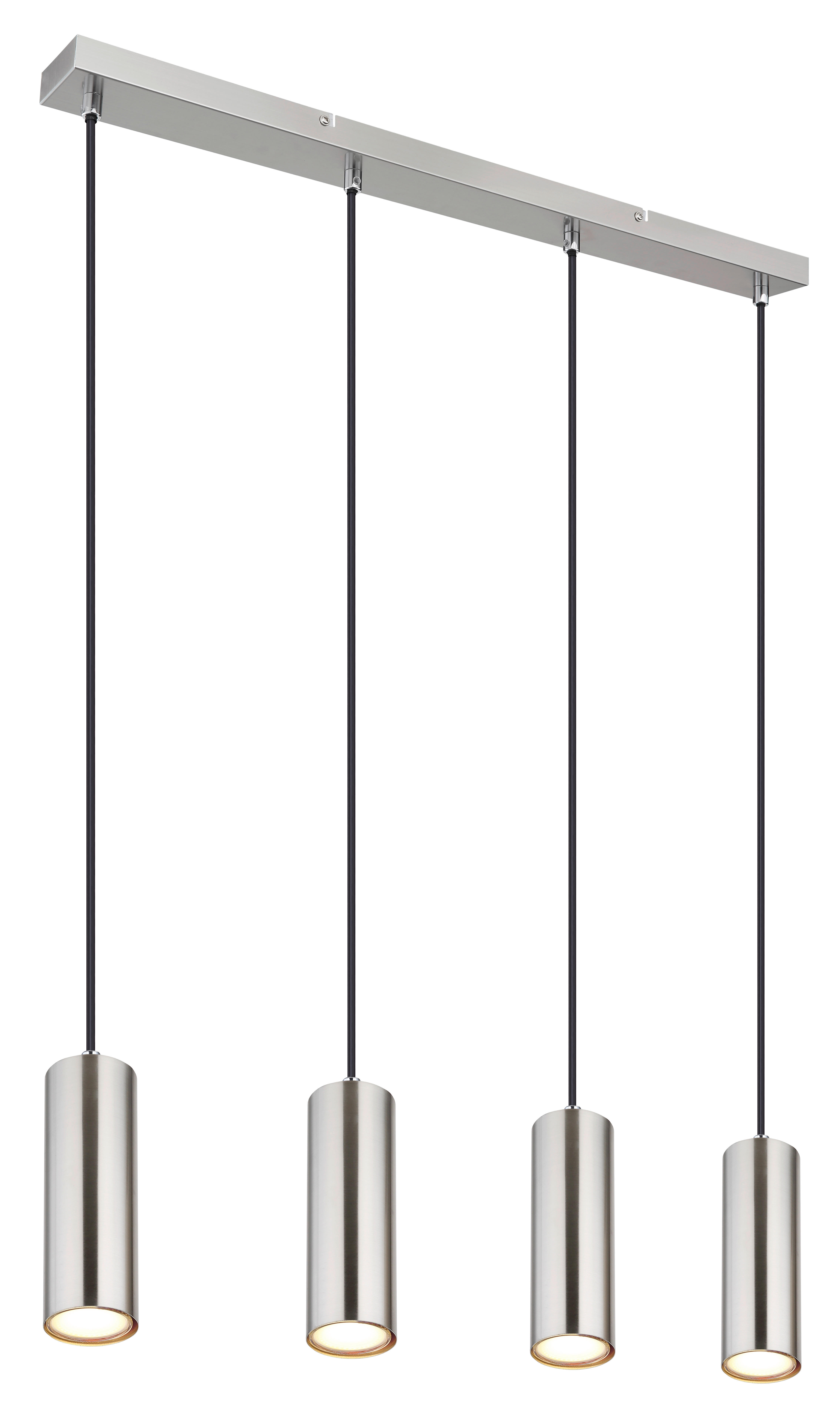HÄNGELEUCHTE 65/6/120 cm   - Chromfarben, Design, Metall (65/6/120cm) - Globo