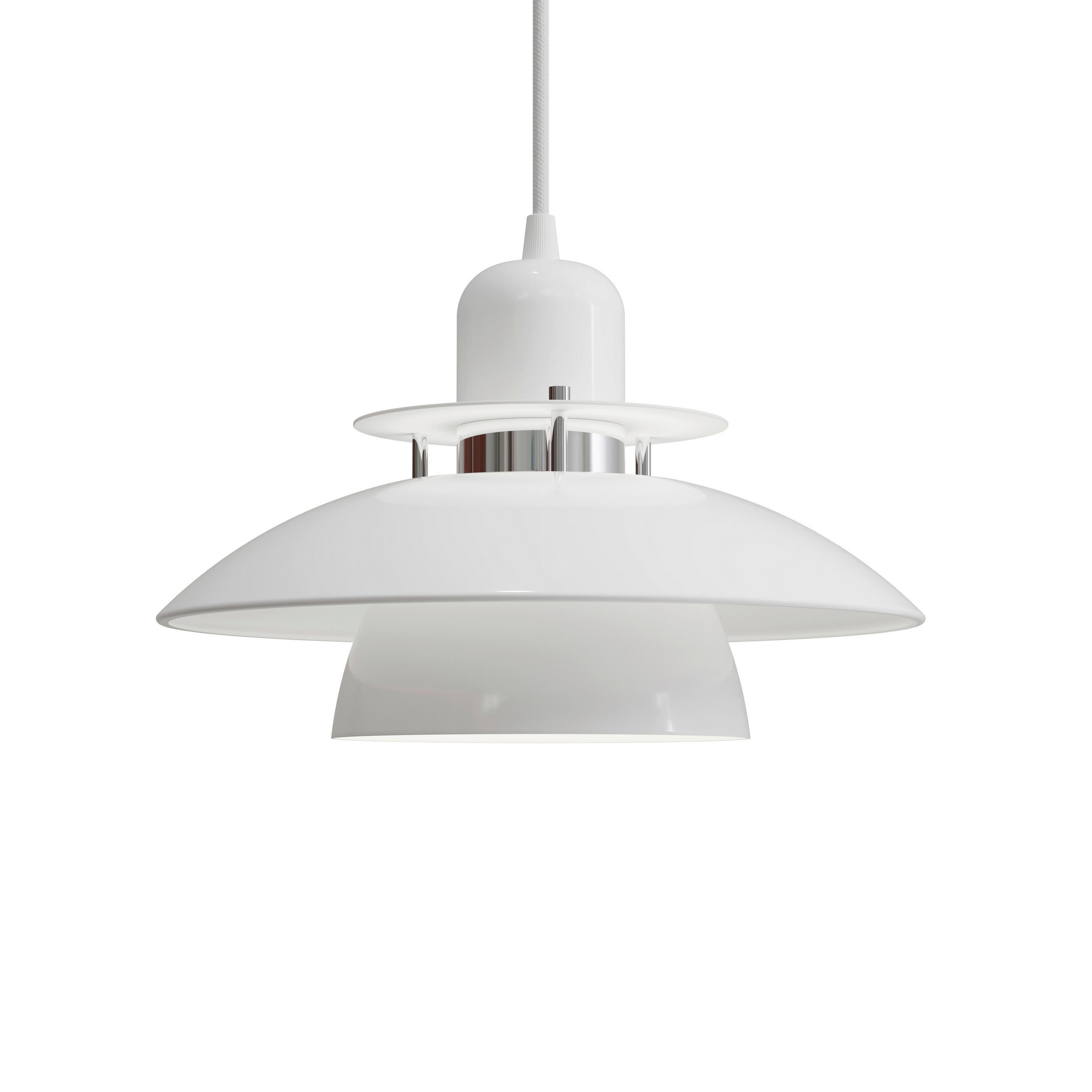 HÄNGELEUCHTE Primus IV 28/150 cm   - Weiß, KONVENTIONELL, Metall (28/150cm) - Belid