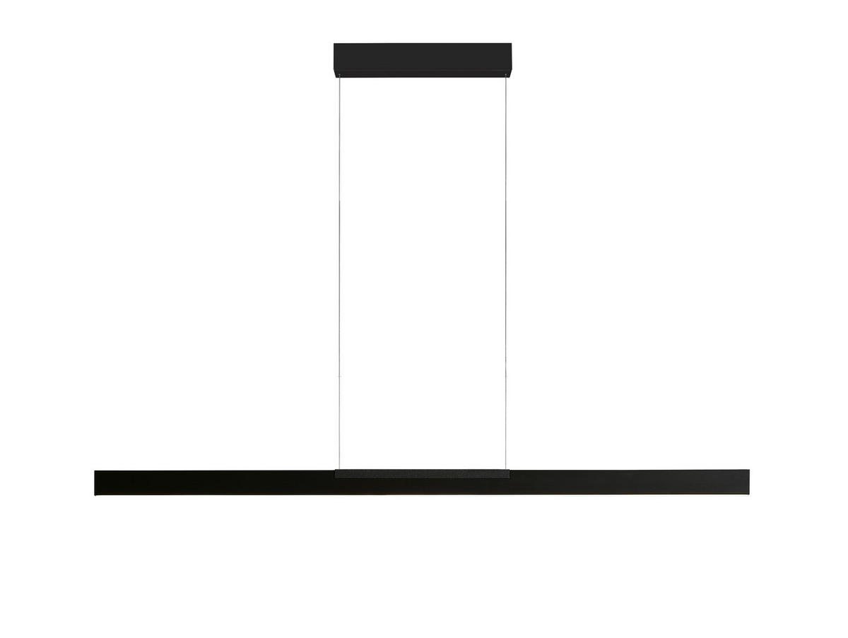 LED-HÄNGELEUCHTE 132/1/150 cm  - Schwarz, Design, Metall (132/1/150cm) - BOPP