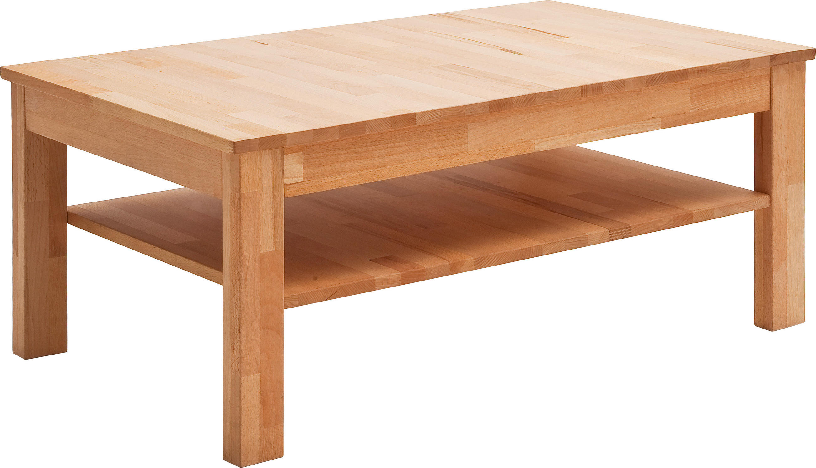 Mid.you Couchtisch Buche 62x44x104 cm