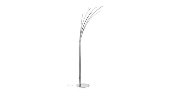 LED-STEHLEUCHTE 62/190/52 cm - Chromfarben, Design, Metall (62/190/52cm) - Ambiente