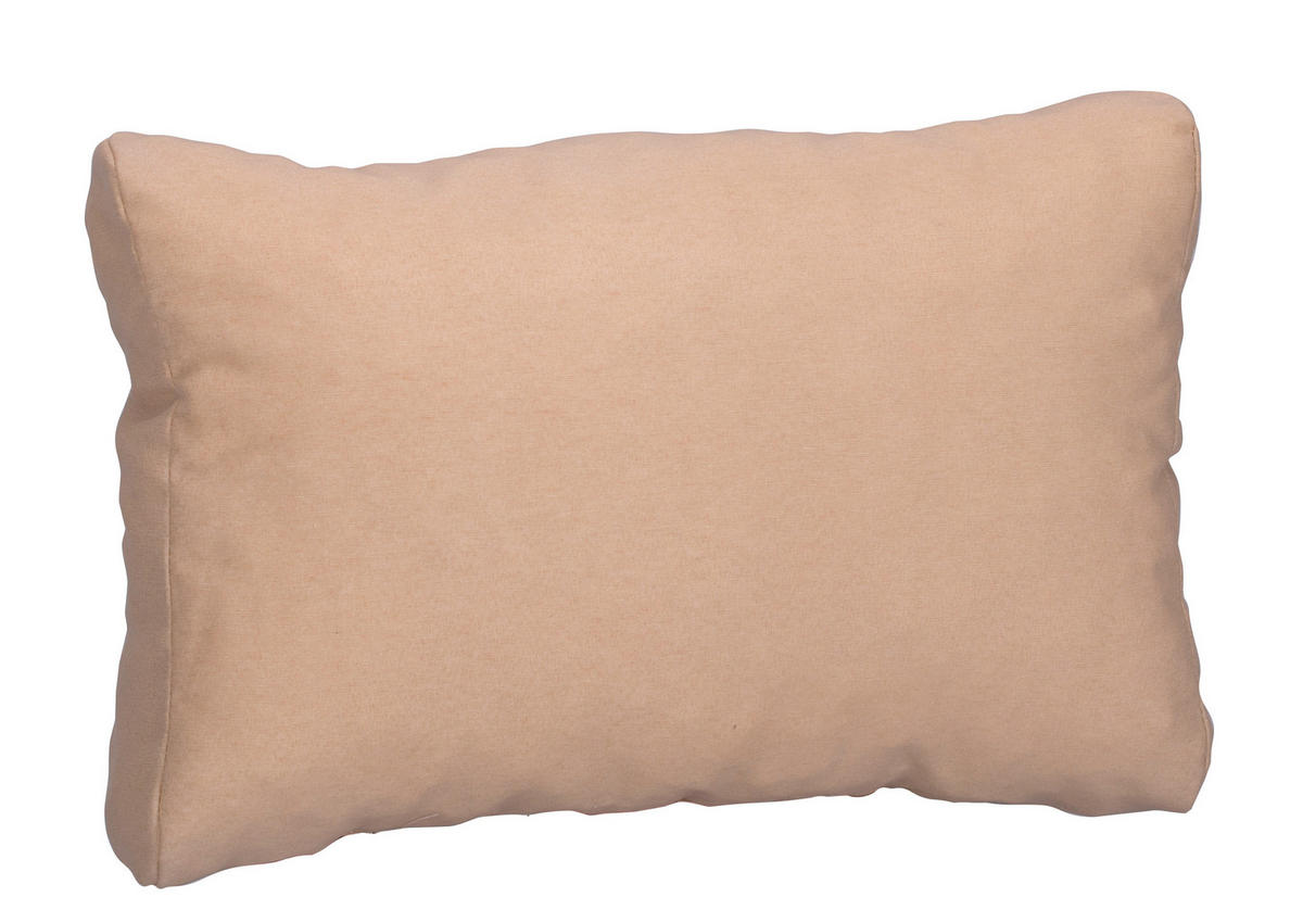 LOUNGEKISSEN in Beige Uni  - Beige, Basics, Textil (80/40/20cm) - Gardenson