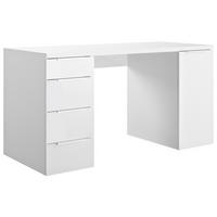 PISALNA MIZA leseni material  - Design, kovina/leseni material (146/75,4/59,6cm) - Carryhome