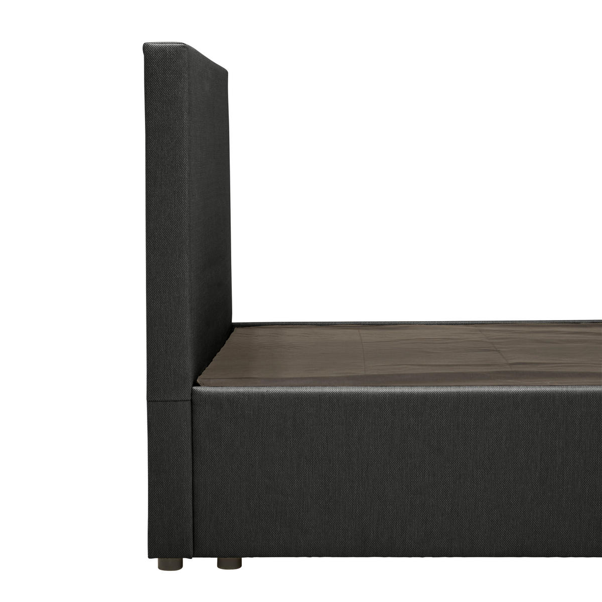 BOXBETT 120/200 cm  in Grau  - Schwarz/Grau, Konventionell, Holz/Holzwerkstoff (120/200cm) - P & B