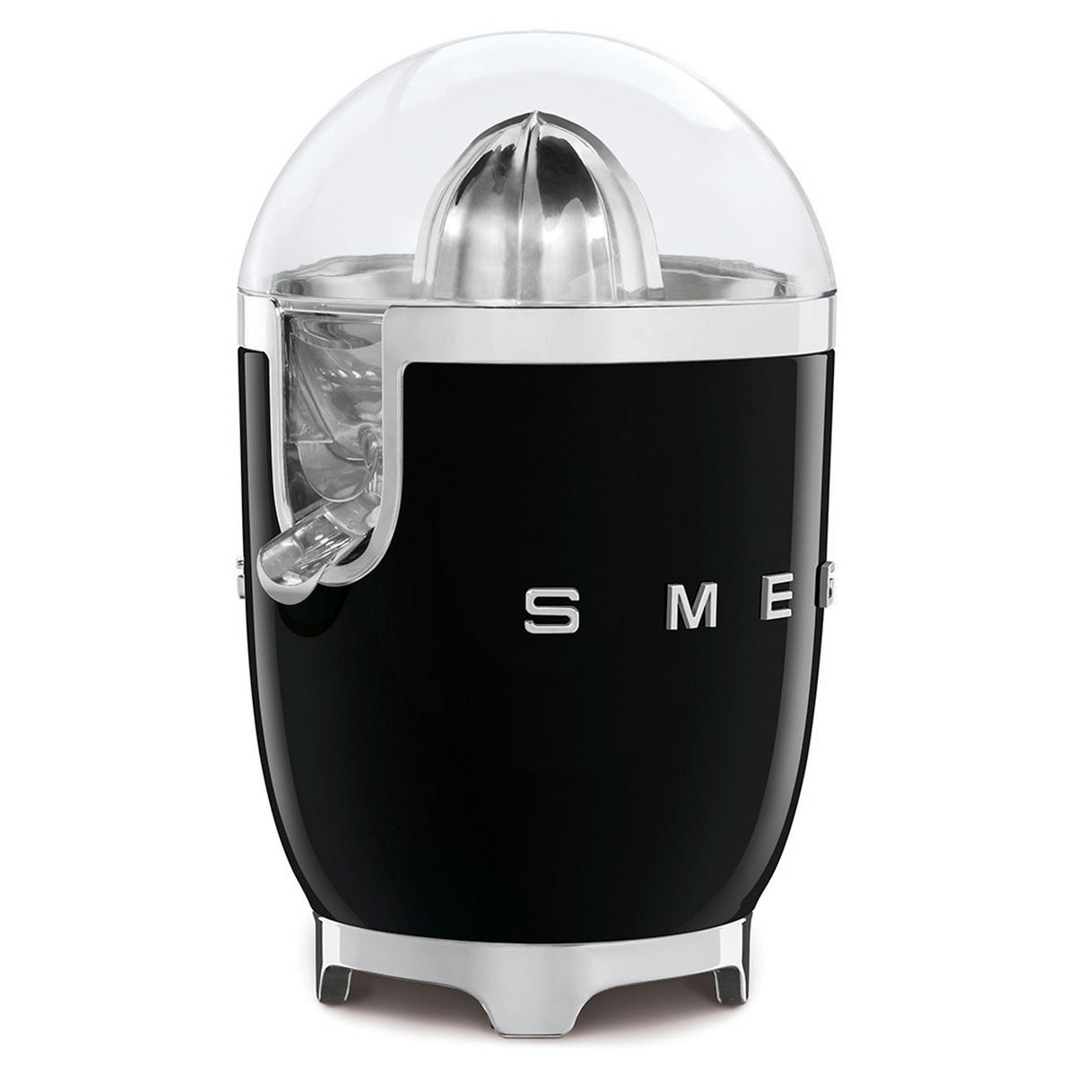 OŽEMALNIK ZA LIMONE - črna/visoki sijaj, Basics, kovina (16.6/28.1/16.6cm) - SMEG