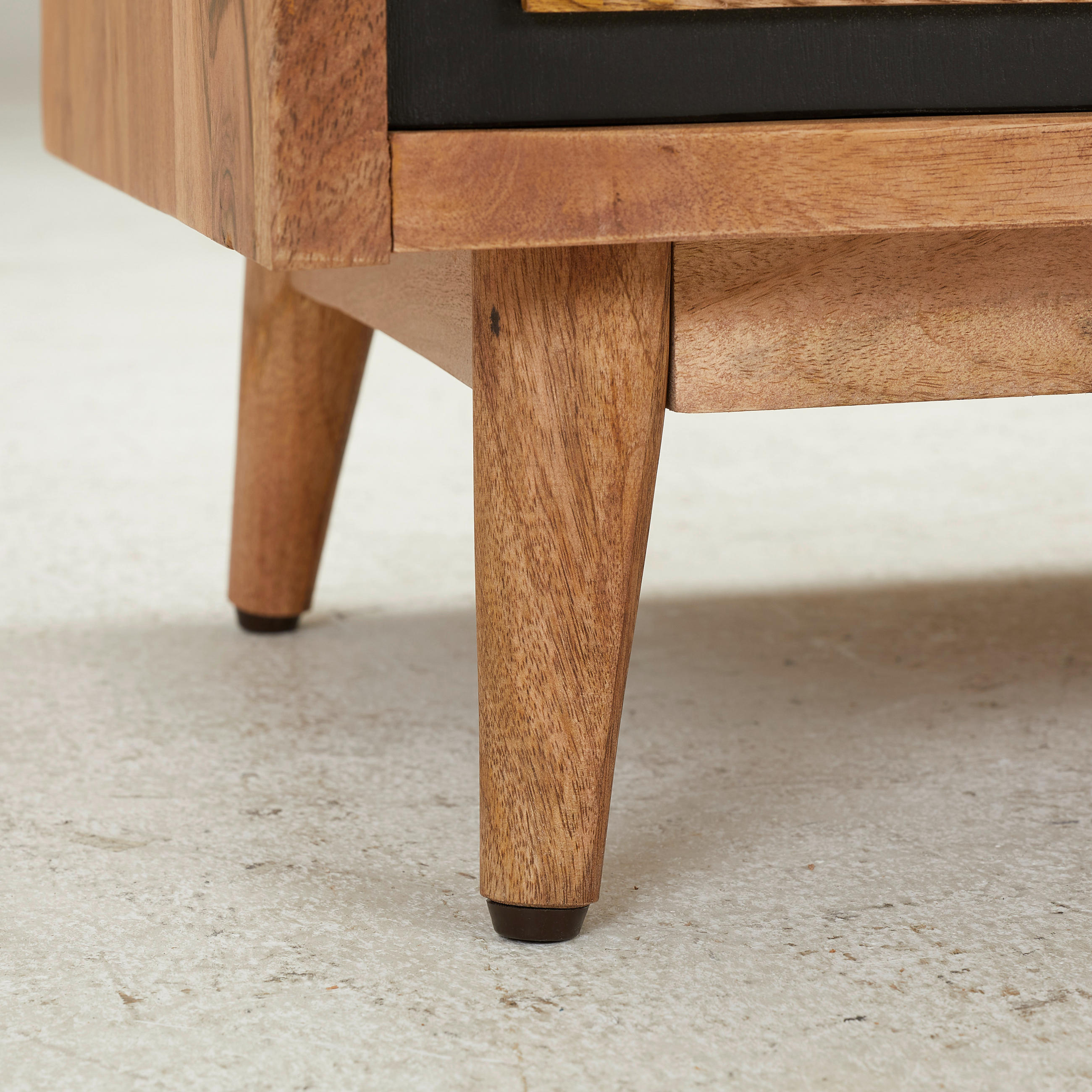 Thumbnail - Livetastic Highboard, Natur, Schwarz, Metall, Akazie, Mangoholz,Akazie, Holz, 3 Fächer, 95x147x45 cm, stehend, Holzmöbel...