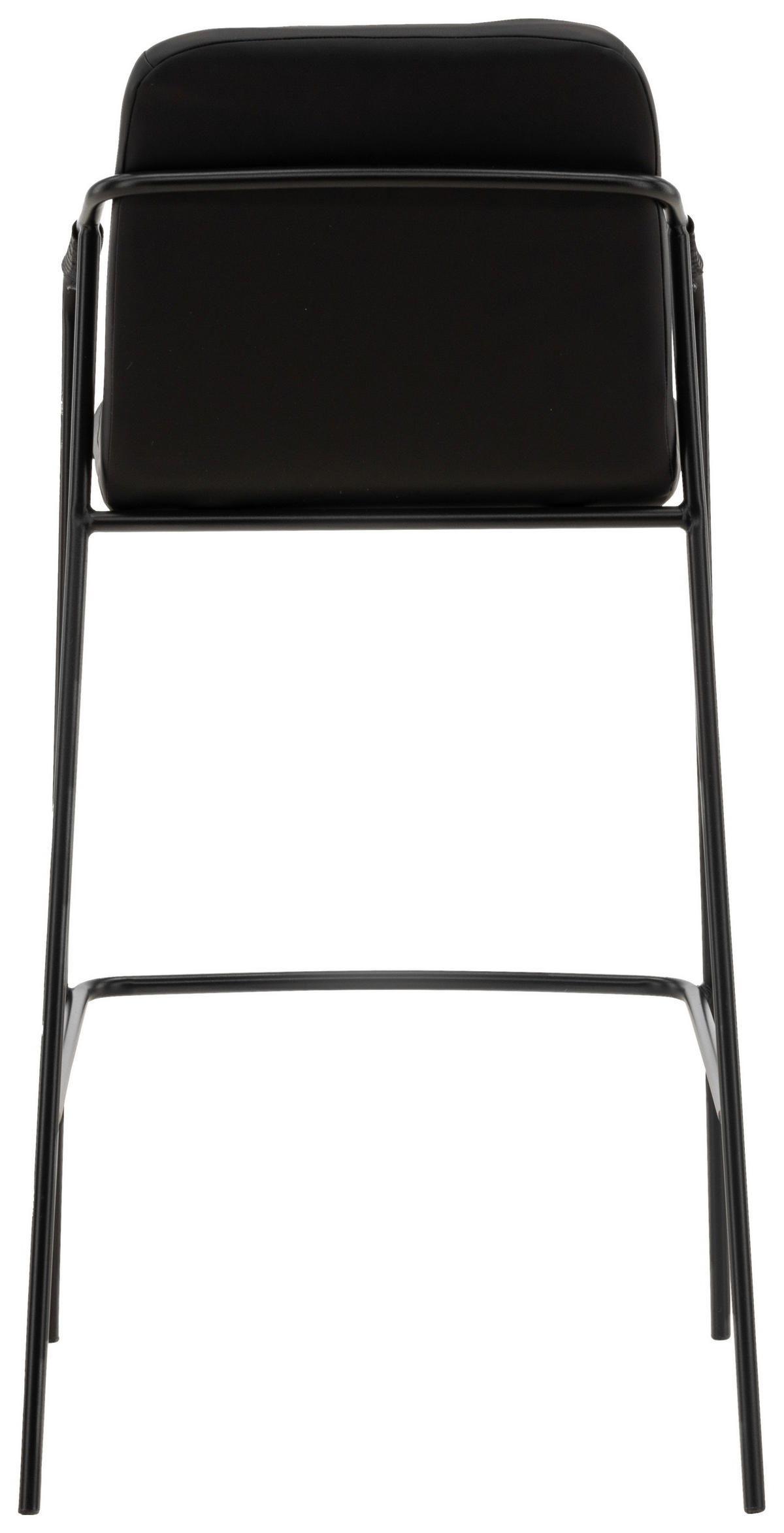 BARSTOL i svart  - svart, Design, metall/plast (55/107/56cm) - Best Price