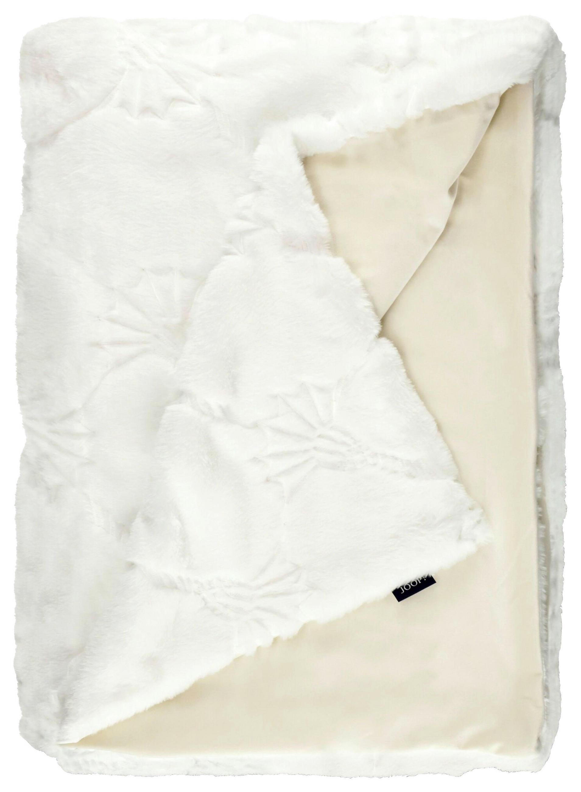 PLAID J! Cozy Cornfllower weiß 130/170 cm  - Weiß, Design, Textil (130/170cm) - Joop!