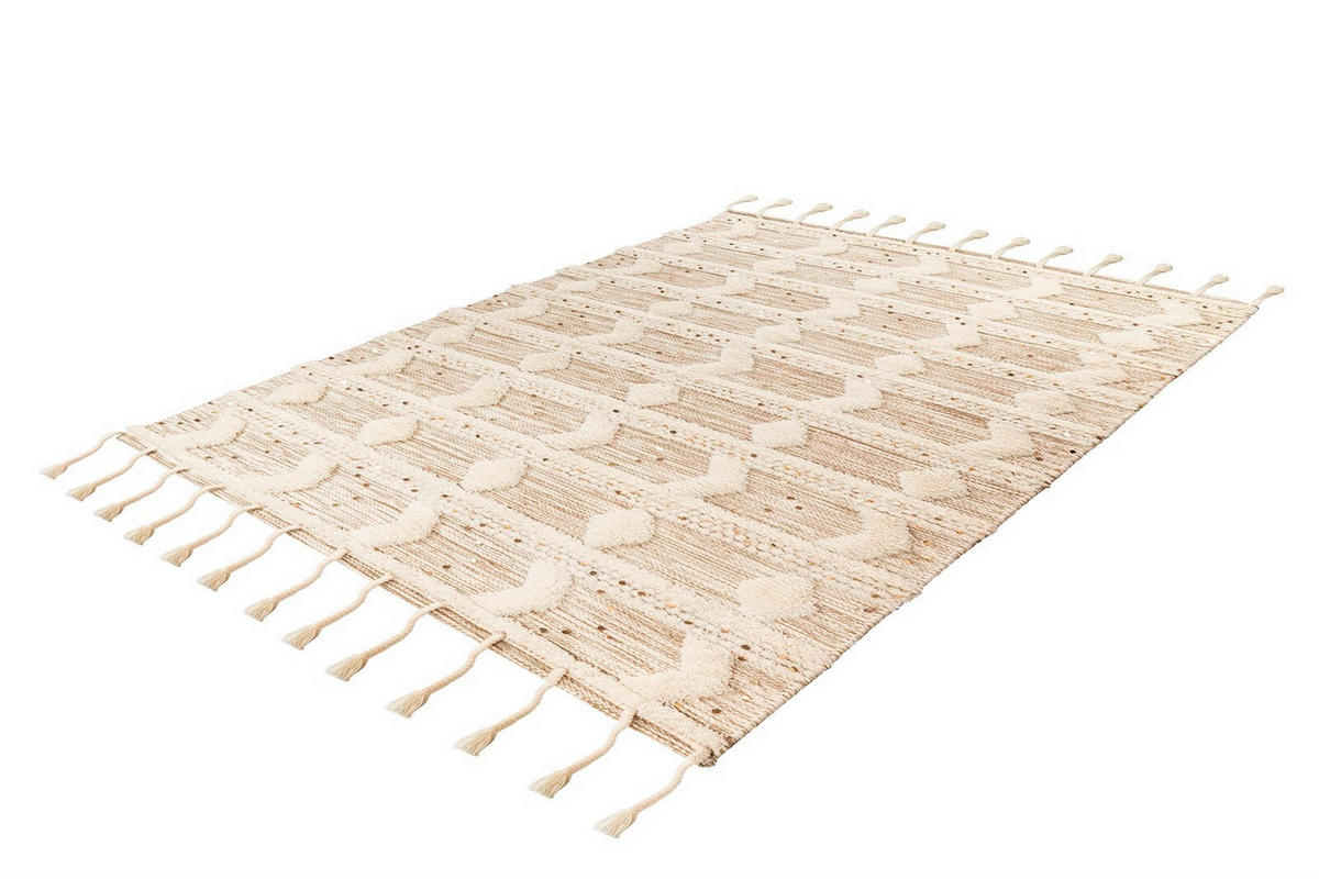 TEPPICH 120/180 cm Bohist 425 Creme / Khaki Multicolor  - Multicolor, KONVENTIONELL, Textil (120/180cm)