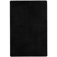 FLACHWEBETEPPICH  Wohnzimmer 133/195 cm Fancy Schwarz rechteckig  - Schwarz, Basics, Kunststoff (133/195cm) - Hanse Home