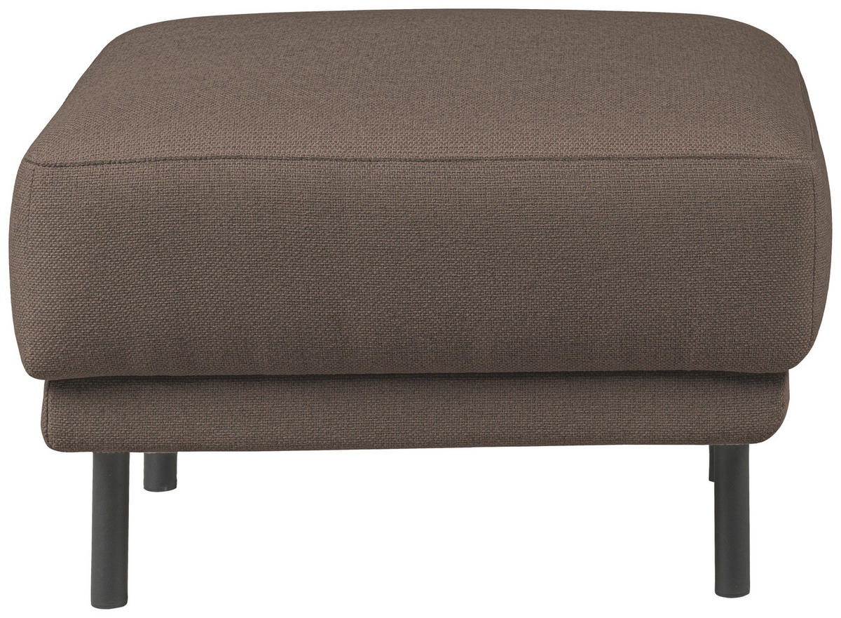 PALL i trä, metall, textil brun, rostfärgad  - brun/svart, Design, metall/trä (73/47/57cm) - Pure Home Comfort