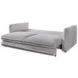 SCHLAFSOFA  mit Liegefunktion, Rücken echt Struktur Grau  - Schwarz/Grau, KONVENTIONELL, Kunststoff/Textil (237/94/117cm) - Carryhome