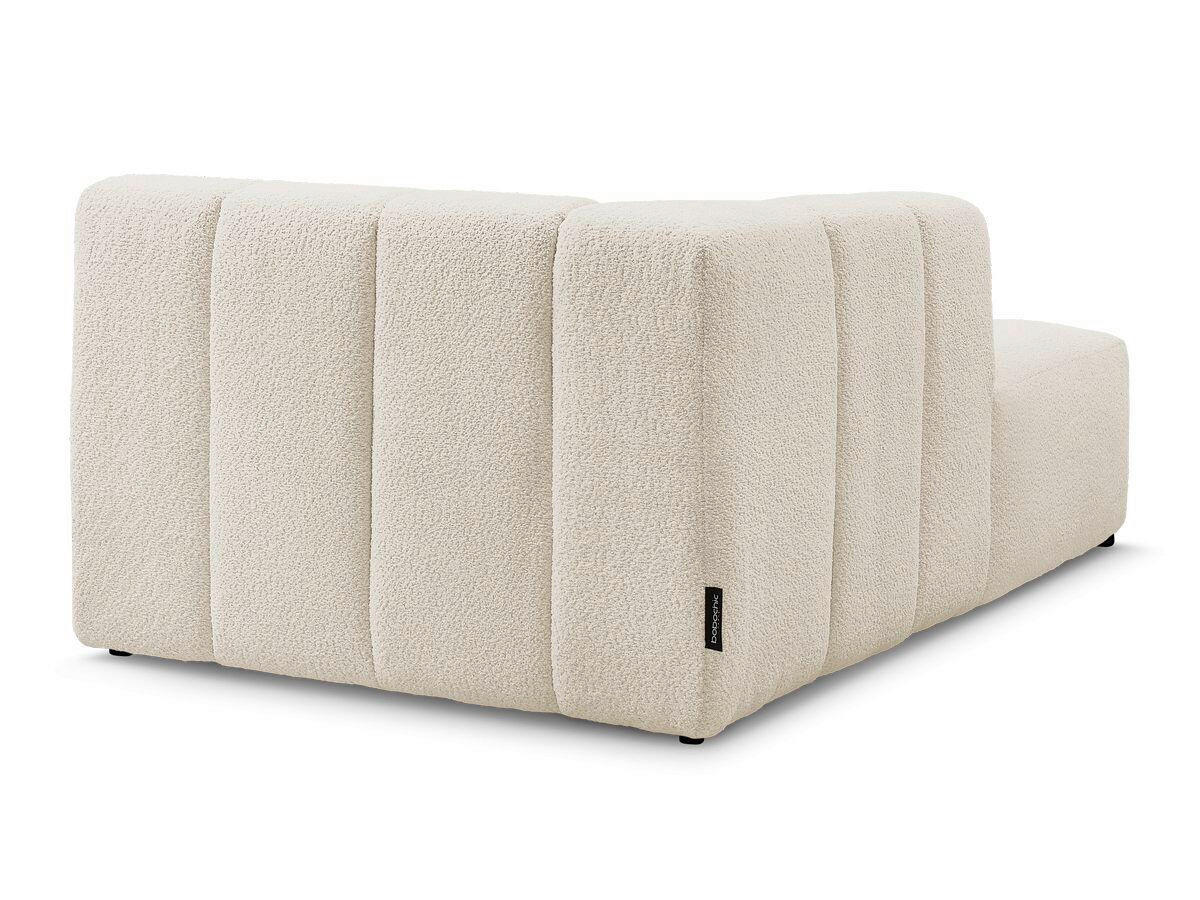 SOFAELEMENT ANNECY Bouclé Beige  - Beige/Schwarz, MODERN, Kunststoff/Textil (120/72/170cm)
