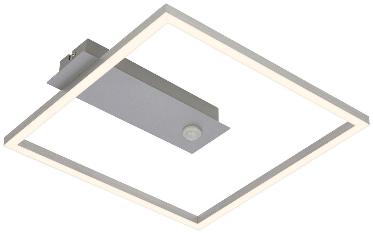 LED-DECKENLEUCHTE 32/30/5 cm   - Alufarben, Design, Kunststoff/Metall (32/30/5cm) - Briloner