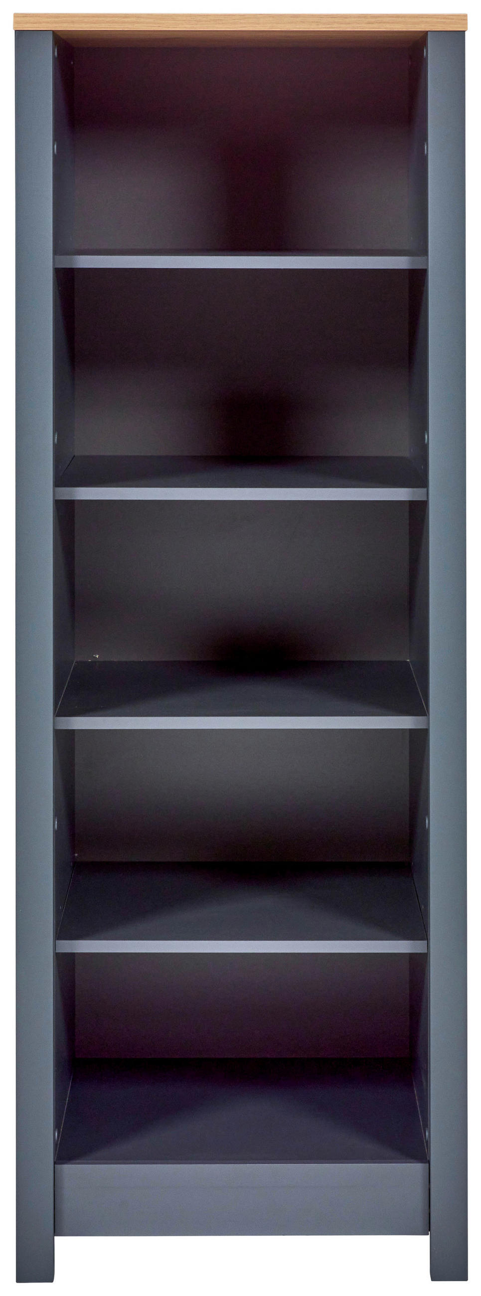 HYLLA i 60/167/60 cm antracit  - antracit, Modern, trämaterial (60/167/60cm) - home24