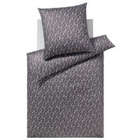 BETTWÄSCHE Makosatin 135/200 cm  - Graphitfarben, Design, Textil (135/200cm) - Joop!