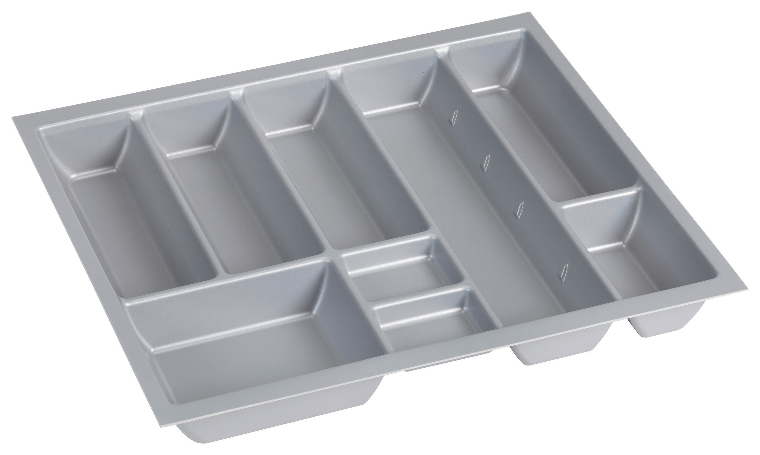 BESTECKEINSATZ - Silberfarben, Basics, Kunststoff (51,9/5/47,3cm) - Impuls