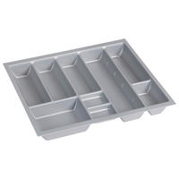BESTECKEINSATZ - Silberfarben, Basics, Kunststoff (51,9/5/47,3cm) - Impuls