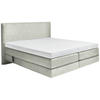 BOXSPRINGBETT 160/200 cm  in Hellgrau  - Hellgrau, Konventionell, Holz/Textil (160/200cm) - Dieter Knoll