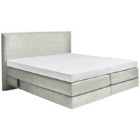 BOXSPRINGBETT 200/200 cm  in Hellgrau  - Hellgrau, KONVENTIONELL, Holz/Textil (200/200cm) - Dieter Knoll