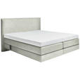 BOXSPRINGBETT 180/200 cm  in Hellgrau  - Hellgrau, KONVENTIONELL, Holz/Textil (180/200cm) - Dieter Knoll