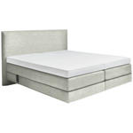 BOXSPRINGBETT 180/200 cm  in Hellgrau  - Hellgrau, KONVENTIONELL, Holz/Textil (180/200cm) - Dieter Knoll