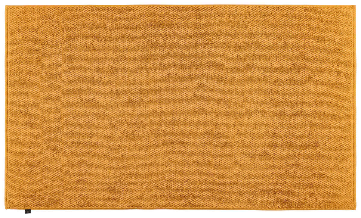 BADTEPPICH 1007 LOOP 532 Gelb 60/100 cm  - Gelb, KONVENTIONELL, Textil (60/100cm) - Cawoe