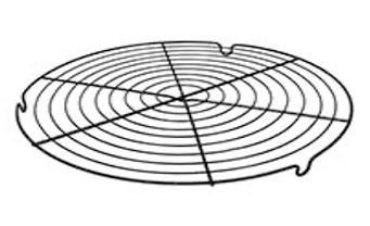 REŠETKA ZA TORTU - srebrna, Osnovno, metal (31/2cm)