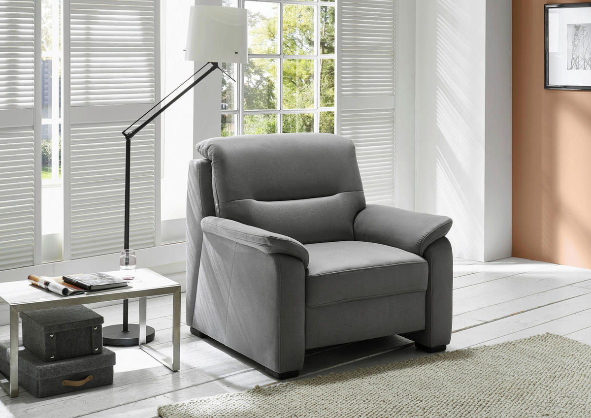 ROHOVÁ SEDACIA SÚPRAVA, textil, sivá - čierna/sivá, Konventionell, drevo/textil (245/303cm) - Beldomo Comfort