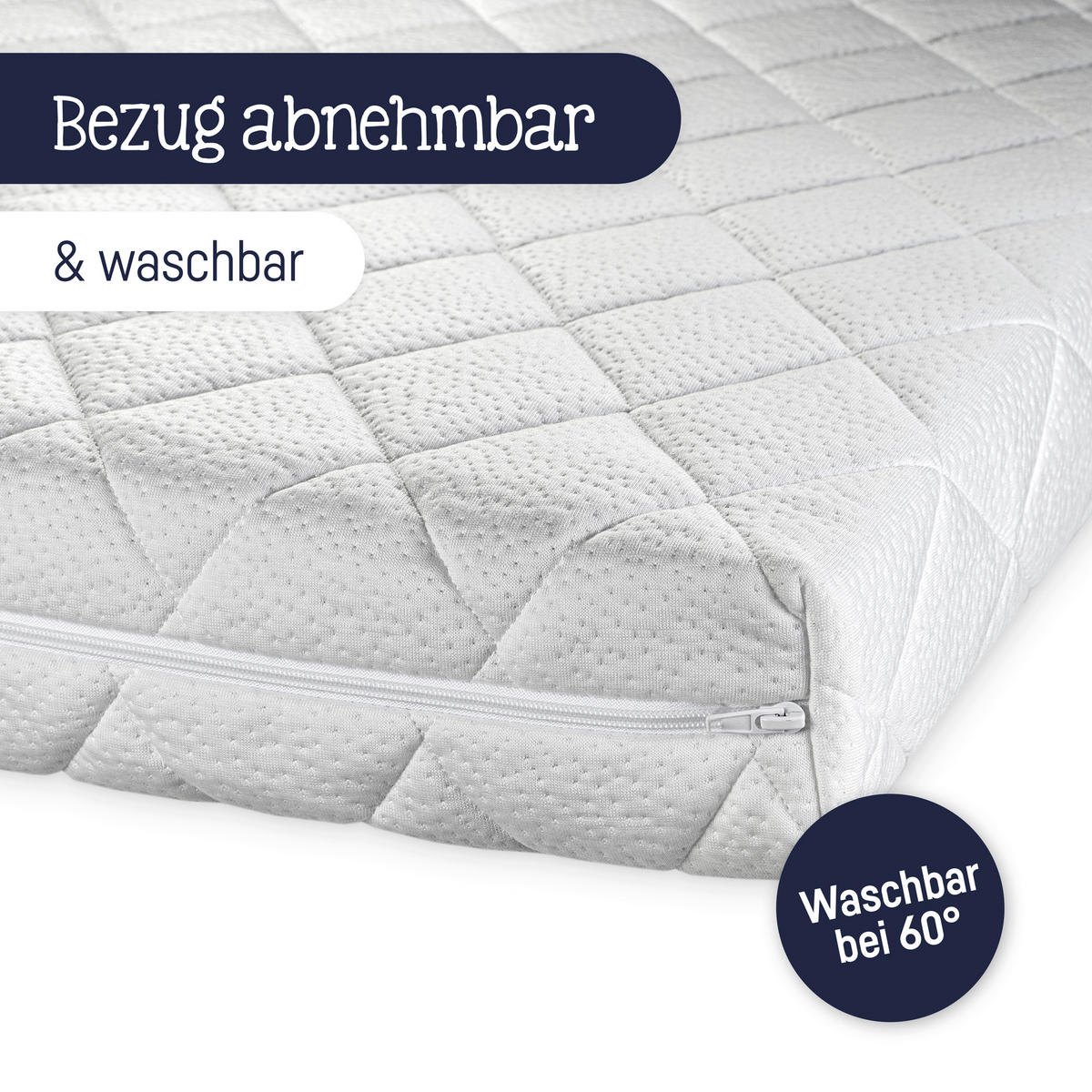 KINDERMATRATZE Höhe ca. 10 cm  - Basics (70/9/140cm) - Zöllner