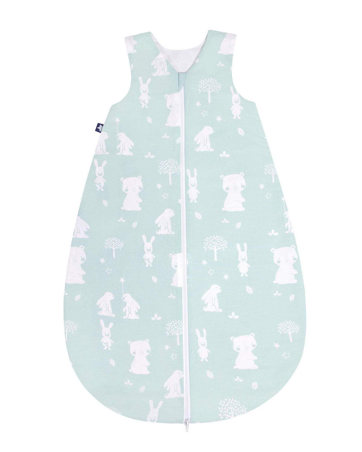 BABYSCHLAFSACK Picture Garden   70 cm    - Mintgrün, Basics, Textil (70cm) - Julius Zöllner