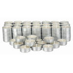 TEELICHTSET  - Weiß, Basics, Metall (19/19/5cm) - Boxxx