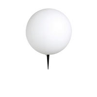 AUSSENSTEHLEUCHTE Toula 40/56 cm  - Schwarz/Weiß, Design, Kunststoff (40/56cm) - Globo