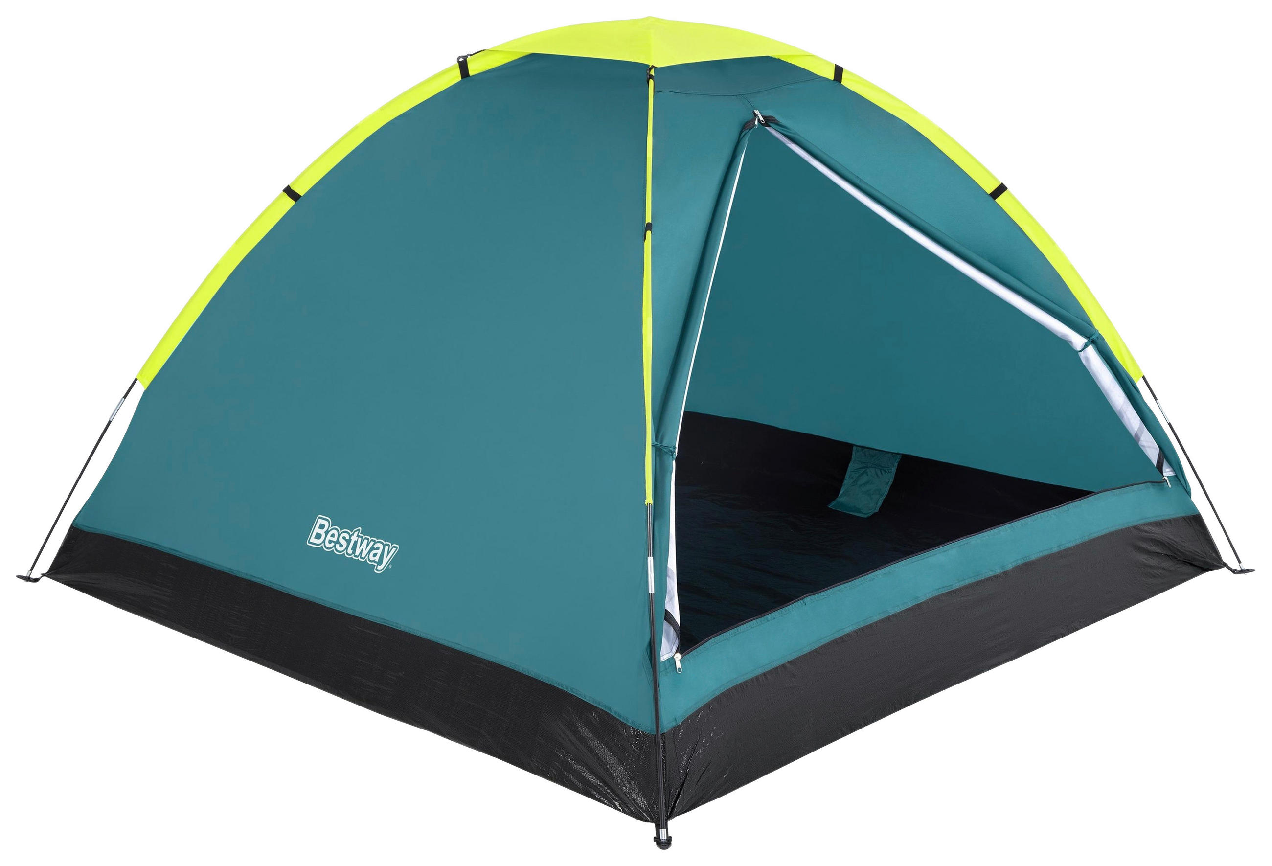 ZELT - Dunkelgrün, KONVENTIONELL, Glas/Kunststoff (210/210/130cm) - Bestway