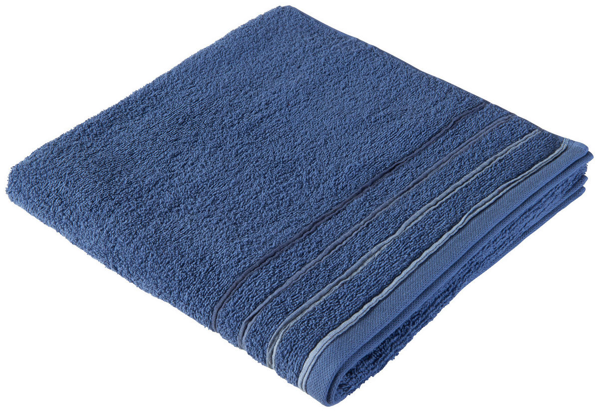 PROSOP DE DUȘ 70/140 cm albastru  - albastru, Konventionell, textil (70/140cm) - Esposa