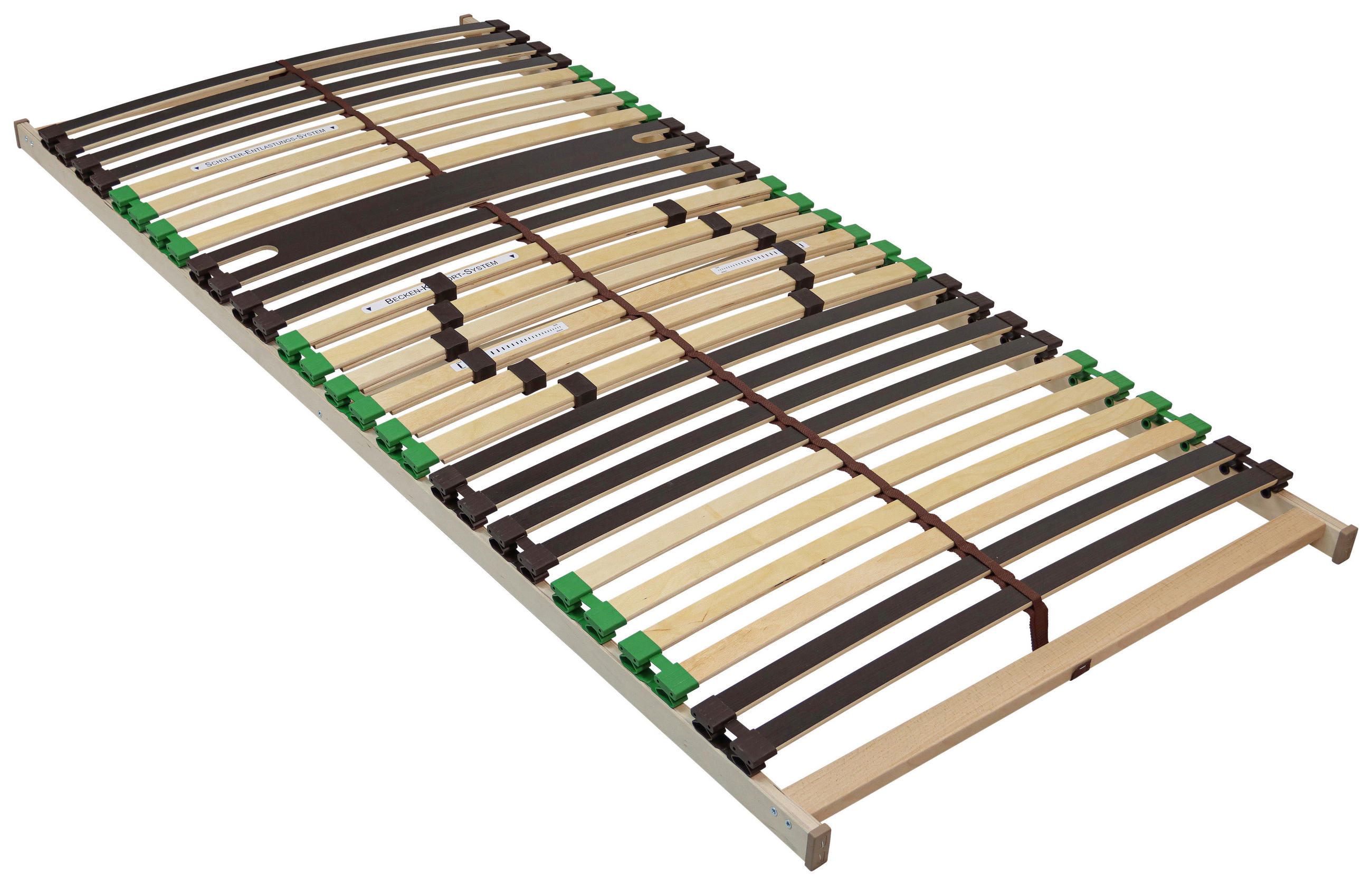 LATTENROST 100/200 cm Birke, Buche  - Naturfarben/Braun, Basics, Holz (100/200cm) - Beco