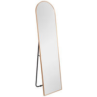 Oglindă Cu Suport  - auriu, Modern, sticlă/metal (40/160cm) - Hom`in